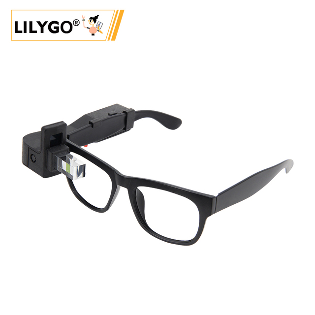 LILYGO T-Glass Smart Glasses ESP32-S3 Processor+1.1-inch AMOLED Display BHI260AP AI Sensor+Microphone Wi-Fi+Bluetooth Supported