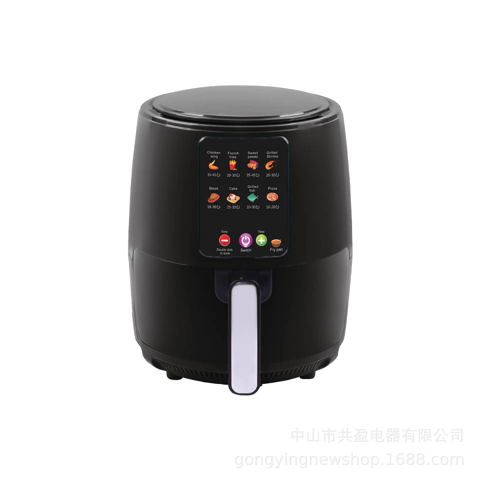 หม้อทอดไร้น้ำมันหน้าจอสี 5 ลิตร