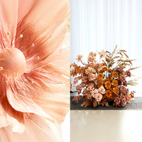 Fleur de pavot artificielle géante, grande décoration florale en papier, pour événements, mariages, présentoirs de vitrine, accessoires sur pied