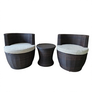 KD Modern PE Wicker and Rattan Outdoor Sofa Set with Comfortable Chairs for Hotel Use Durable Garden Furniture From Vietnam - Product Image 1