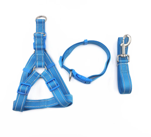 Offre Spéciale collier et harnais pour animaux de compagnie personnalisés sangle réfléchissante collier de chien colliers et laisse de chien avec sécurité de haute qualité - Product Image 2