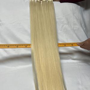 Extensions de cheveux vierges cambodgiens de qualité professionnelle pour salon, mini-tapes, cuticules intactes, double trame, adhésif double face - Product Image 5