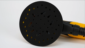 Sander électrique professionnel de 6 pouces 350W pour le ponçage de la carrosserie automobile avec régulation à 7 vitesses et tube d'aspiration de poussière - Product Image 5