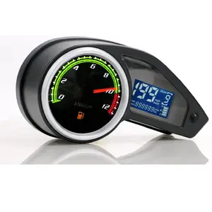 Moto universel numérique LCD rétroéclairé par LED indicateur de vitesse du  compteur kilométrique compte-tours - Chine Tachymètre, compteur de vitesse