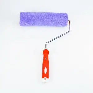 General Hand Tools Purple Polyester Color Skin Polyester Building Construction 9 inch Roller Brush