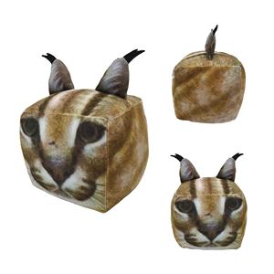 ฟล็อปป้าหมอนแมวทรงสี่เหลี่ยมของเล่นตุ๊กตาผ้ากำมะหยี่สำหรับกอดแมว - Product Image 3