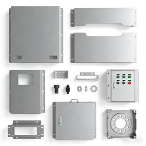 FA Klantspecifieke RVS <span class=keywords><strong>Auto</strong></span>-plaatwerk Fabricatie Laser Snijden Stansen Diensten Onderdelen Poedercoating Metaal - Product Image 4