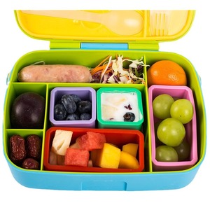 BPA-Miễn phí Silicone container cho trẻ em Hộp Ăn Trưa leakproof Mini Baking Cup cho Snacks. sauces. Fruits lò vi sóng & máy rửa chén an toàn - Product Image 3