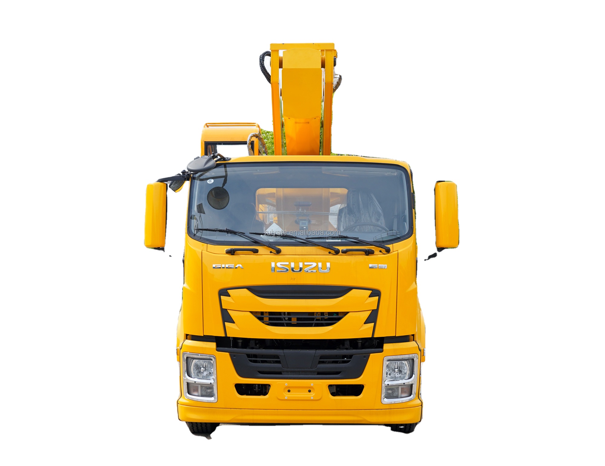 Надежные гидравлические грузовики с платформой Isuzu 45m для обслуживания телекоммуникационной башни