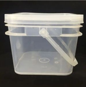 Voedselveilige vierkante plastic emmerdeksel van PP-materiaal, op maat gemaakte kleur en maat, spuitgieten, snijservice, OEM beschikbaar, MRP-merk - Product Image 5