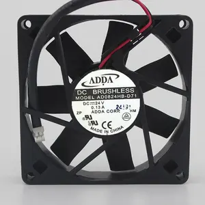 ADDA AD0824HB-D71 24V DC 0.13A 80x80x15 мм (8 см), 8015 3200 об/мин 32CFM 3,12 W инвертор осевой вентилятор охлаждения