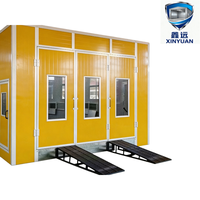 Cabine de peinture électrique industrielle Xinyuan - Cabine de peinture automobile professionnelle avec affichage de la température 18KW 80C