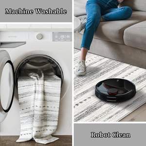 Modern Large Area <b>Rug</b> Grey Stripes Pattern <b>Non</b> <b>Slip</b> <b>Non</b> Shedding Soft Rectangular carpet for Home Decor Custom in Stock - Product Image 6