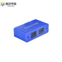 Conector Hermético Asaze Rae USB 3.0 F/F Sellado Tipo D, Probado para Fugas de Helio en Aplicaciones Aeroespaciales