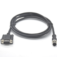 M12 3pin 4pin 5pin 8pin 12pin cable M12 a J1939 RJ45 RS232 USB DB9 macho hembra cable Ethernet