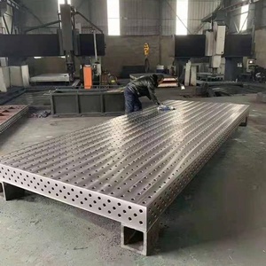Plataforma 3D de <span class=keywords><strong>hierro</strong></span> <span class=keywords><strong>fundido</strong></span> flexible multifunción personalizable Mesa de soldadura de nueva condición con diseño de plantilla 3D - Product Image 4