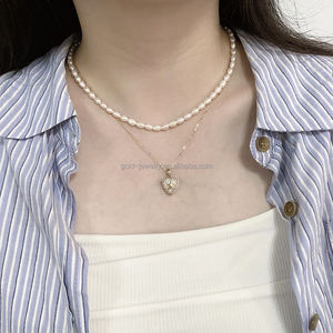 Женское Золотое колье с кулоном из муассанита - Product Image 5