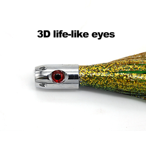 Metall Troll ing Köder Großwild Angeln <span class=keywords><strong>Marlin</strong></span> Thunfisch Troll ing Köder für Wahoo Salzwasser Metall Troll ing Köder Kopf - Product Image 3