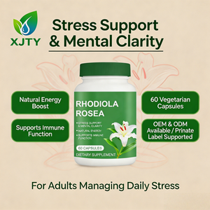 Capsules à base de safran <span class=keywords><strong>anti</strong></span>-<span class=keywords><strong>stress</strong></span>, extrait de Rhodiola, complément alimentaire antioxydant pour adultes, pour soulager le <span class=keywords><strong>stress</strong></span> et améliorer l'humeur - Product Image 2