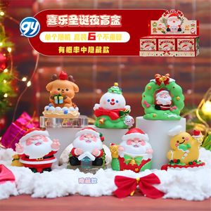 6 pièces originalité joyeux noël veille aveugle boîte décoration salon bureau monté sur un véhicule décorer cadeau de noël - Product Image 2