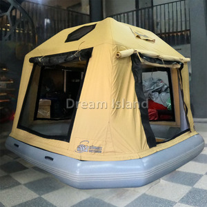 Tente <span class=keywords><strong>de</strong></span> camping gonflable <span class=keywords><strong>en</strong></span> PVC imperméable et durable pour les aventures <span class=keywords><strong>en</strong></span> plein air, tente flottante rebondissante pour la pêche - Product Image 6