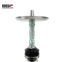 Ensemble de narguilé allemand Moze Breeze Two en acier inoxydable de haute qualité au design unique