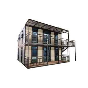 Casas Contenedor de 20 pies, Plegables de Dos Pisos, Diseño Industrial para Campamentos con Remolques - Product Image 1