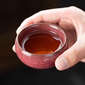 Taza <span class=keywords><strong>de</strong></span> Té Tenmoku Clásica Hecha a Mano con Esmalte <span class=keywords><strong>de</strong></span> Goteo <span class=keywords><strong>de</strong></span> Aceite Alterado en Horno, <span class=keywords><strong>Porcelana</strong></span> Negra Rica en Hierro para Ceremonia <span class=keywords><strong>de</strong></span> Degustación - Product Image 2