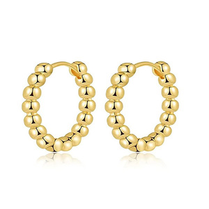 Orecchini a perno in acciaio inossidabile placcato <span class=keywords><strong>argento</strong></span> stile punk con zirconi, <span class=keywords><strong>piercing</strong></span> esterno per cartilagine, <span class=keywords><strong>trago</strong></span>, elice, da donna - Product Image 6