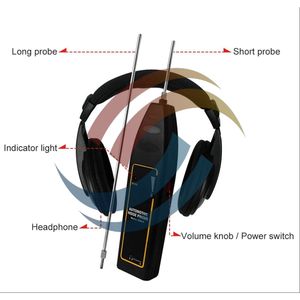 Transmisión del chasis del motor automotriz Instrumento de diagnóstico de ruido anormal Falla mecánica Estetoscopio electrónico EM410 - Product Image 4