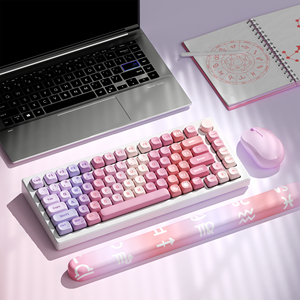 XVX Keycaps Thème du Zodiaque Sublimation par Teinture PBT Ensemble de Keycaps 133 Touches Personnalisé Mignon Clavier Mécanique - Product Image 6
