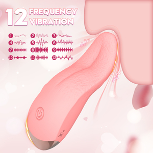 Stimulation du clitoris, <span class=keywords><strong>meilleur</strong></span> vibrateur vaginal féminin, langue douce qui lèche le clitoris, vibrateur magique en forme de langue - Product Image 4