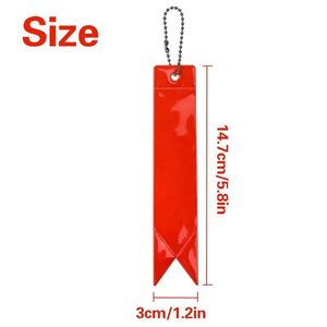 Ruban réfléchissant promotionnel pour porte-clés, réflecteurs haute visibilité pour sacs d'école, vestes et poussettes - Product Image 2