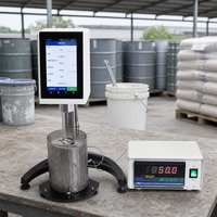 DV2THA Digital Rotational Viscometer Viscosimetro Viscosity Meter Tester Layar Sentuh Laboratorium Suhu Tinggi