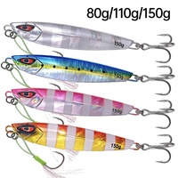 Leurre Viper Plaque de Plomb Imprimée, Appât Artificiel Dur 80g/110g/150g pour Pêche en Mer Longue Portée, pour Truite et Poissons d'Eau Salée