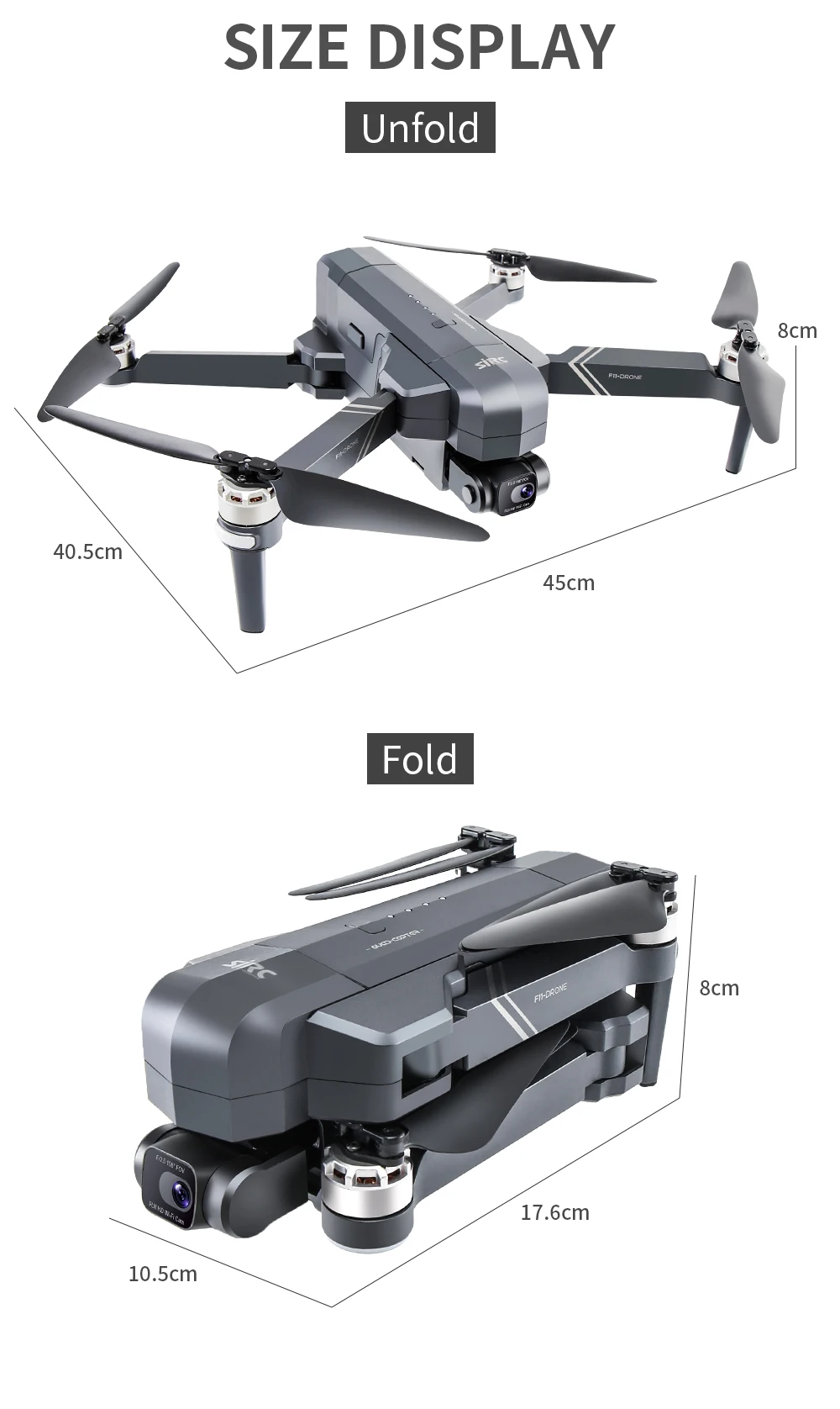 Drone SJRC F11 - FPV Professional Brushless Quadcopter