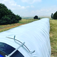 Sacs d'ensilage en plastique de qualité supérieure de 9mil d'épaisseur 2.7m de diamètre Sac de grain