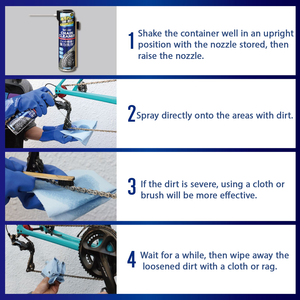 Outil de nettoyage de chaîne de vélo japonais efficace en gros Spray efficace pour un nettoyage complet - Product Image 4