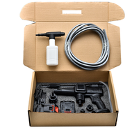 Alat Pencuci Tekanan Tinggi Tanpa Kabel 21V, Portable, dengan Nozzle 6-in-1, Foam Cannon, Baterai Isi Ulang, 10 Bar