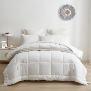 Fluffy Duvet Set, trọng lượng nhẹ len <span class=keywords><strong>Comforter</strong></span>, nhẹ mùa hè <span class=keywords><strong>Comforter</strong></span>/Duvet chèn, 100% tự nhiên Úc len đầy - Product Image 2
