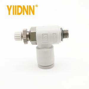 Đầu Nối Khí Nén Loại SMC Van Điều Khiển Tốc Độ Bướm Ga Khí Nén AS1201F 4/6/8/10/12Mm Van Tiết Lưu Xi Lanh Ren Ngoài - Product Image 3