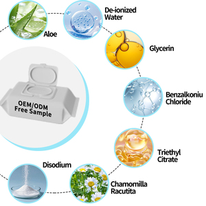 <span class=keywords><strong>Toallitas</strong></span> Húmedas Orgánicas Personalizadas, Fáciles <span class=keywords><strong>de</strong></span> Transportar, Hipoalergénicas, <span class=keywords><strong>Sin</strong></span> <span class=keywords><strong>Alcohol</strong></span>, Desechables en el Inodoro, para Bebés y Niños - Product Image 4