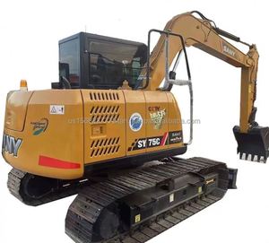 รถขุด Sany SY 75C จากจีน ประสิทธิภาพเยี่ยม เครื่องจักรก่อสร้างระบบไฮดรอลิก ผลิตโดย Sany มือสองสำหรับขาย - Product Image 1