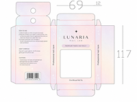 Boîte en papier pour faux ongles cosmétiques biodégradables et recyclables, boîte personnalisée avec logo pour ongles à presser, boîte vide