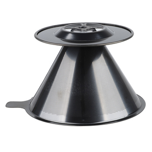 23 años de fábrica colgante oído de acero inoxidable Pour café Filtro de goteo cono - Product Image 1