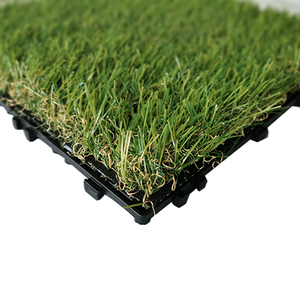 Gạch <span class=keywords><strong>Pp</strong></span> Có Thể Tháo Rời Ngoài Trời Tổng Hợp Cỏ Nhân Tạo Tầng <span class=keywords><strong>Turf</strong></span> Garden Carpet Decking Tile 30Cm Lớn - Product Image 1