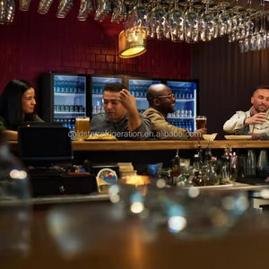 Congélateur vertical commercial COLDSTAR BXA1680-3M à porte vitrée transparente, 3 portes, température unique, avec système de refroidissement par ventilateur et dégivrage automatique - Product Image 4