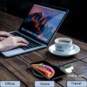 Chargeurs sans fil pour smartphones QC1.0 en aluminium, portables, de bureau, 10W, <span class=keywords><strong>chargeur</strong></span> universel personnalisé pour téléphone, cadeaux promotionnels - Product Image 6