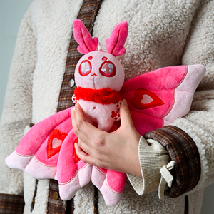 Nouveau populaire <span class=keywords><strong>mothman</strong></span> peluche chauve-souris poupée personnalisé chauve-souris démon jouets en peluche chauve-souris fourmi-homme peluche pour enfants cadeau Animal peluche papillon jouets en peluche - Product Image 6