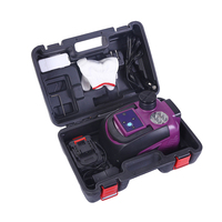 Elektrikli Hidrolik Kriko 5 Ton DC-12V 4.0AH Akülü LED Işıklı 150-450mm Kaldırma Aralığı Alüminyum Alaşımlı Araba SUV Lastik Değişimi İçin